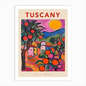 Tuscany 2 Italia Travel Poster Art Print