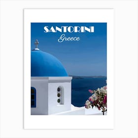 Santorini Greece Poster