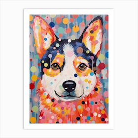 Akita Pop Art Inspired Art Print