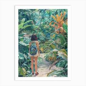 In The Garden Fairchild Tropical Botanic Garden Usa 3 Art Print