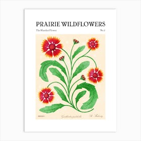 Prairie Wildflowers The Gaillardia Art Print