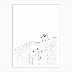 Poppies In The Field Art Print