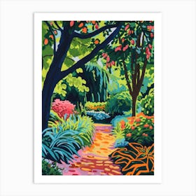 Brockwell Park London Parks Garden 2 Painting Art Print