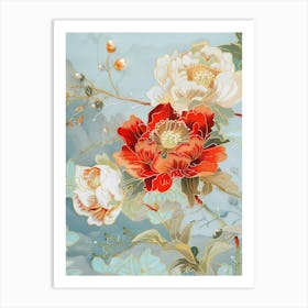 Chinese Flower Painting 82 Art Print