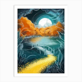 Yellow Brick Road 1 Art Print