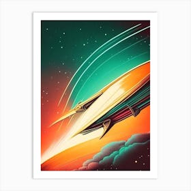 Interstellar 2 Vintage Sketch Space Art Print