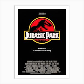 Jurassic Park, Wall Print, Movie, Poster, Print, Film, Movie Poster, Wall Art, Art Print