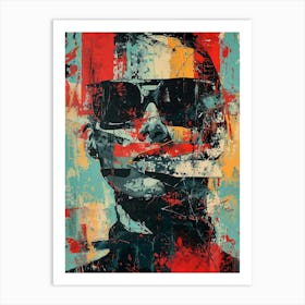 Man In Sunglasses Art Print