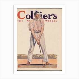 Collier's Fore!, Edward Penfield Art Print