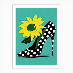 Green Shoe Art Print