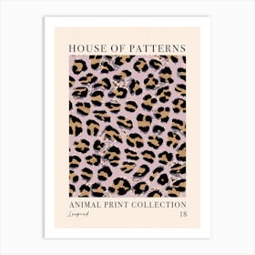 House Of Patterns Leopard Animal Print Pattern 3 Art Print