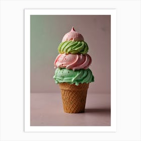 Ice Cream Cones Art Print