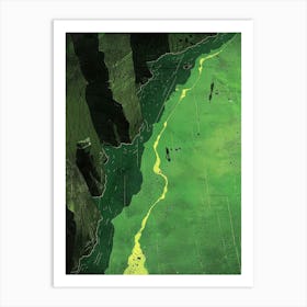 Green River Art Print