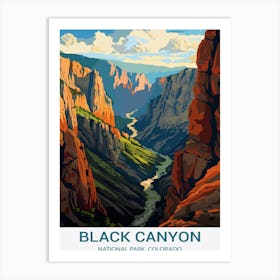 Black Canyon National Park Art Print