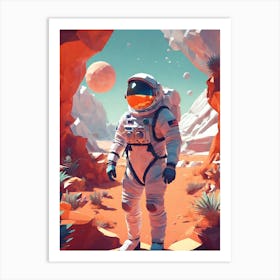 Pixel Art Art Print