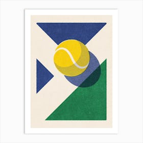 BALLS Tennis - hard court III Art Print