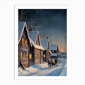 Sleigh Ride Art Print