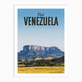 Visit Venezuela Art Print