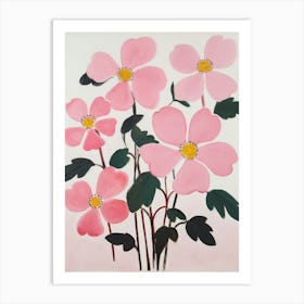 Pink Roses 1 Art Print