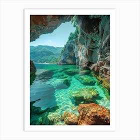 Cave In Croatia 6 Art Print