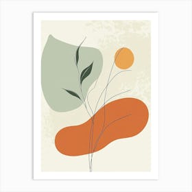 Abstract Plant 2 Art Print