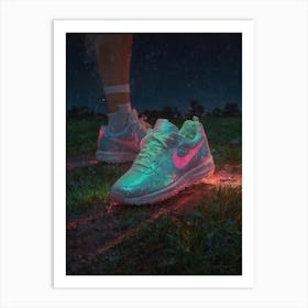 Glow In The Dark 7 Art Print