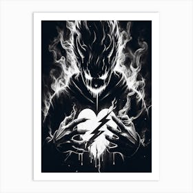 Demon Heart Art Print