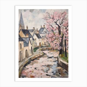 Stow On The Wold (Gloucestershire) Painting 7 Art Print