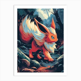 Pokemon Eevee 3 Art Print