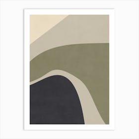 Abstract Waves - CV01 Art Print