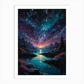 Milky Way Art Print