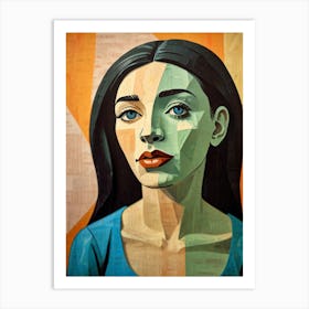 Portrait Of A Woman 6 Art Print