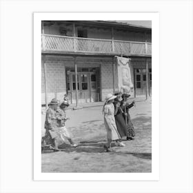 Part Of The Procession Of Spanish American Catholics In Honor Of A Saint, Penasco, New Mexico By Russell Lee Art Print