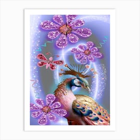 Peacock Art Print