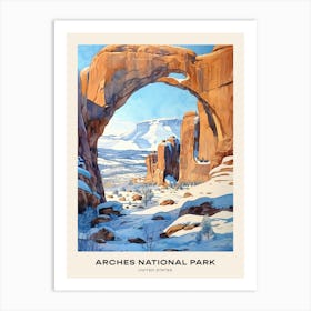 Arches National Park United States Of America 3 Poster Art Print