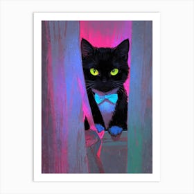 Cat In A Bow Tie Art Print