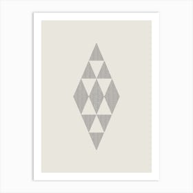 Abstract Diamond Three Art Print