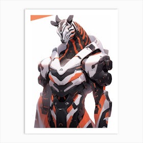 Overwatch Zebra Art Print