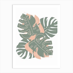 Tropical Leaves 5 Art Print