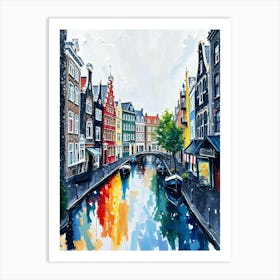 Amsterdam Canal 9 Art Print