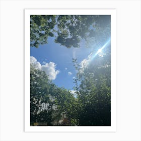 London Sky Art Print