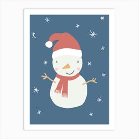 Snowman Art Print