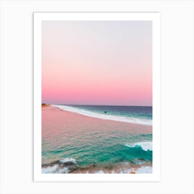 Cala Varques Beach, Mallorca, Spain Pink Photography 2 Art Print