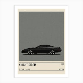 Knight Rider Tv Series Car Art Print