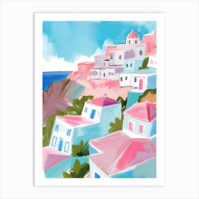 Santorini Print 2 Art Print