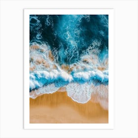 Aerial View Of The Ocean 15 Art Print