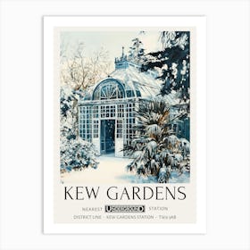 William Morris Prints Kew Gardens Green House Christmas Gift Winter Vintage Art Print