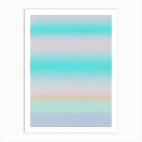 Pastel Stripes Art Print