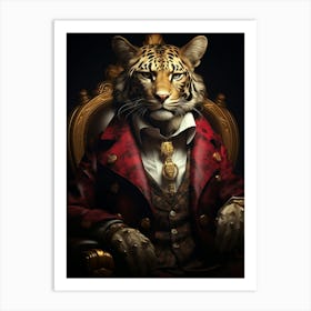 Tiger Portrait Art Print