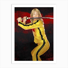 Kill Bill Thurman Tarantino II Art Print